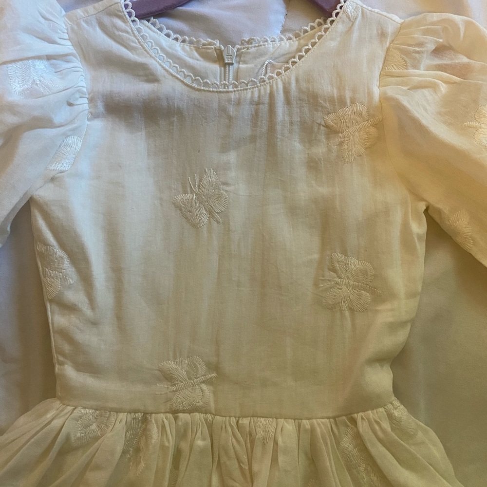 Girls white dress